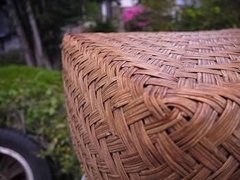 昭和レトロ 中サイズ 行李 クリーニング済み 収納 籠 ② 超美品 柳行李 ◇【収納】昭和レトロ 柳行李 やなぎごうり 葛籠 収納
